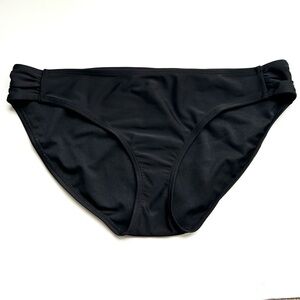 Emerald Bay Women’s Black Bikini Bottom Swimsuit, Medium